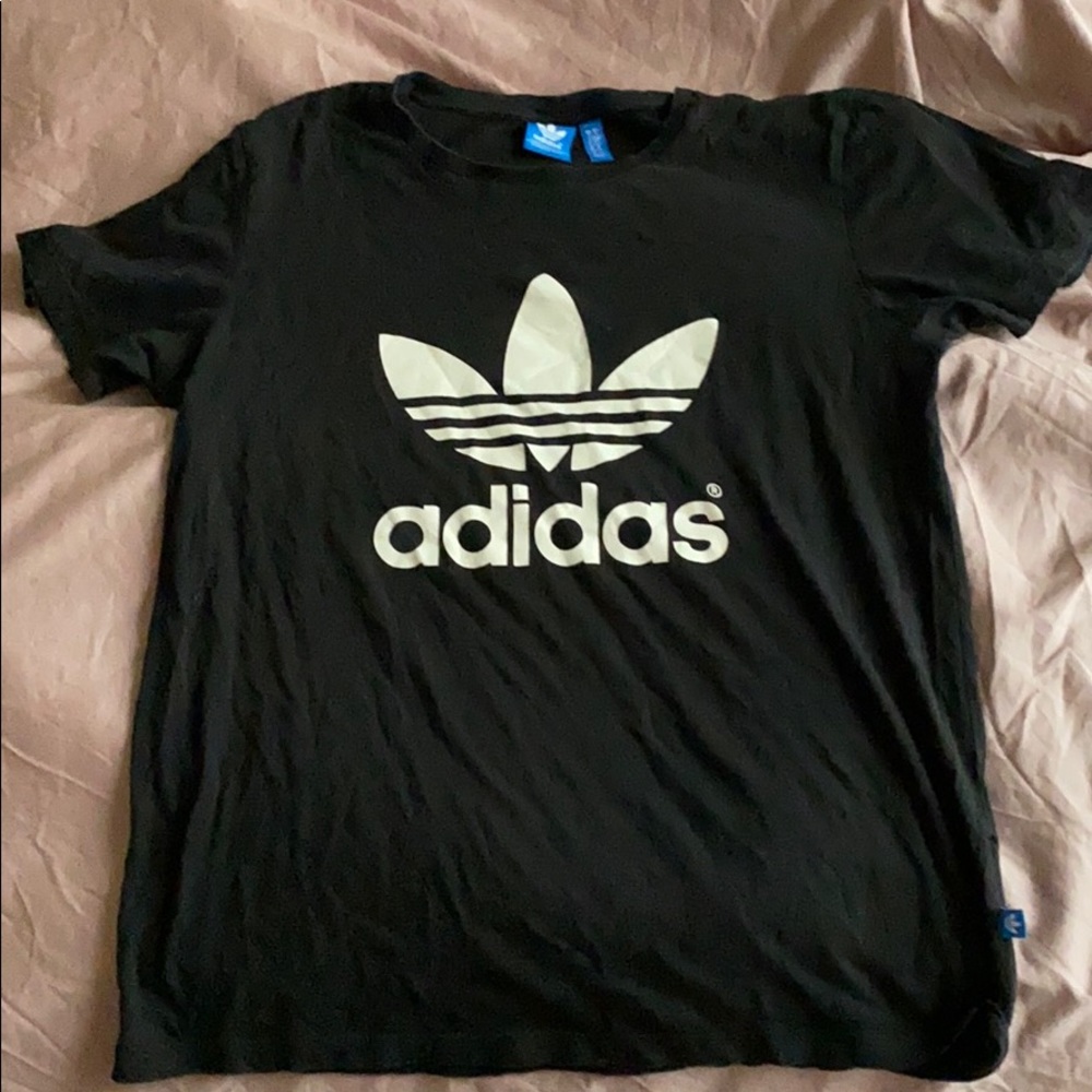 Black Adidas Logo T-shirt